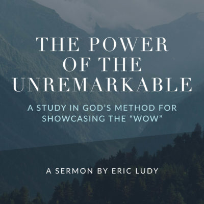 The Power of the Unremarkable