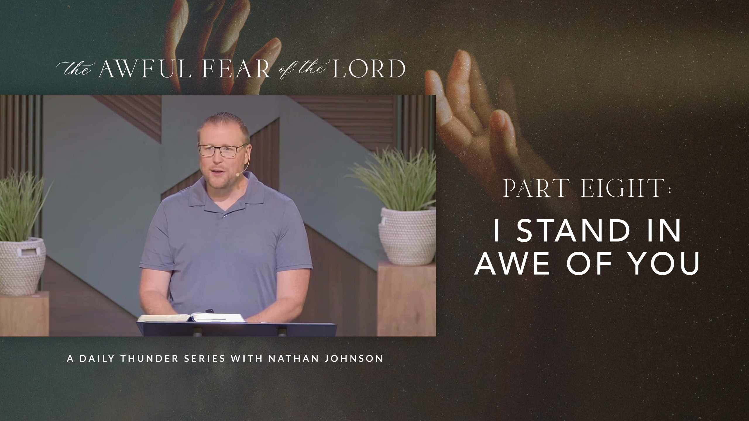 I Stand in Awe of You