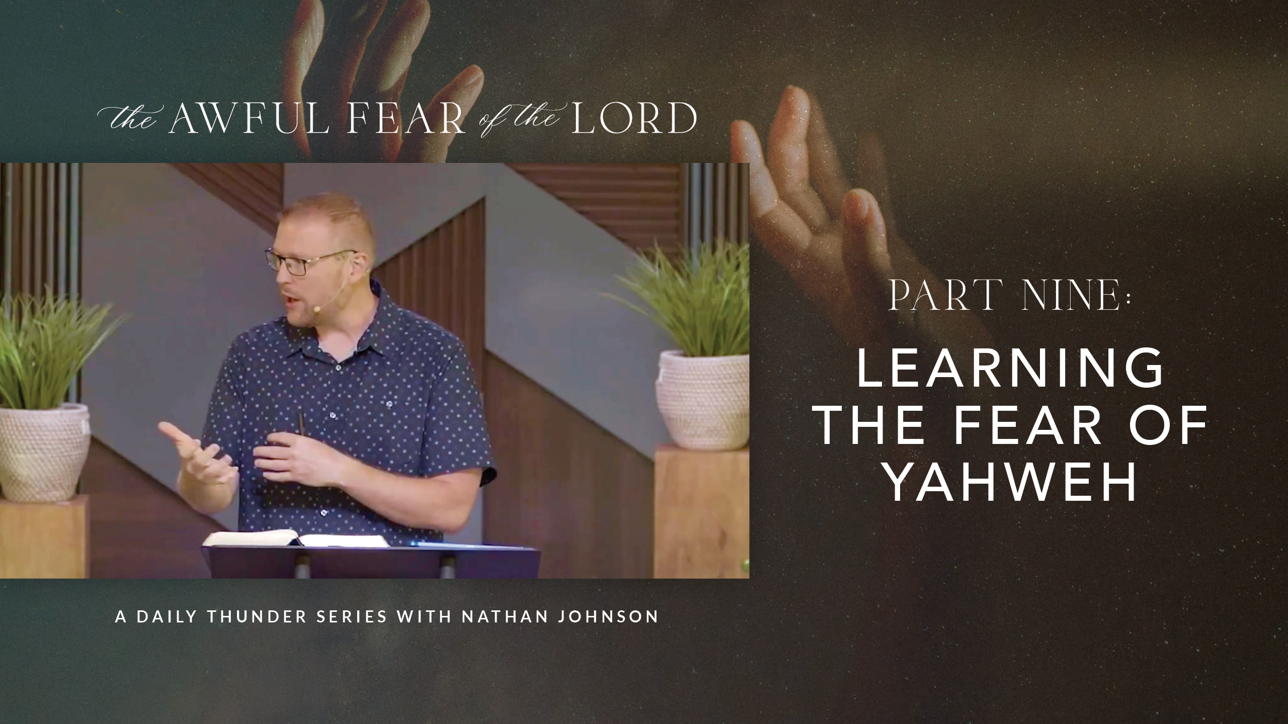 Learning the Fear of Yahweh